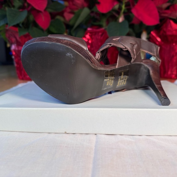 Bakers Brown Platform Sandal with Open Toe and High Heel - Picture 5 of 7